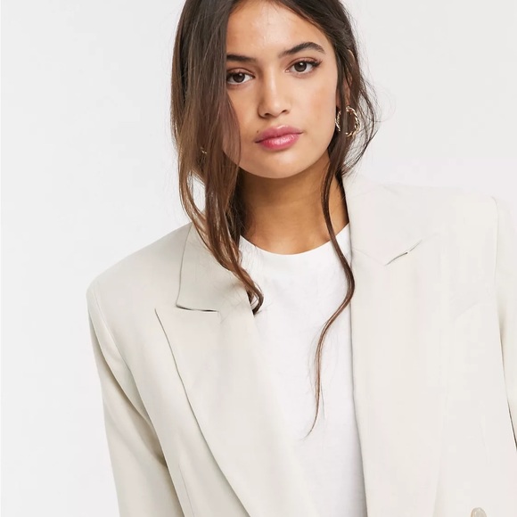 Pull&Bear double breasted Beige blazer (NWT) - Picture 2 of 14